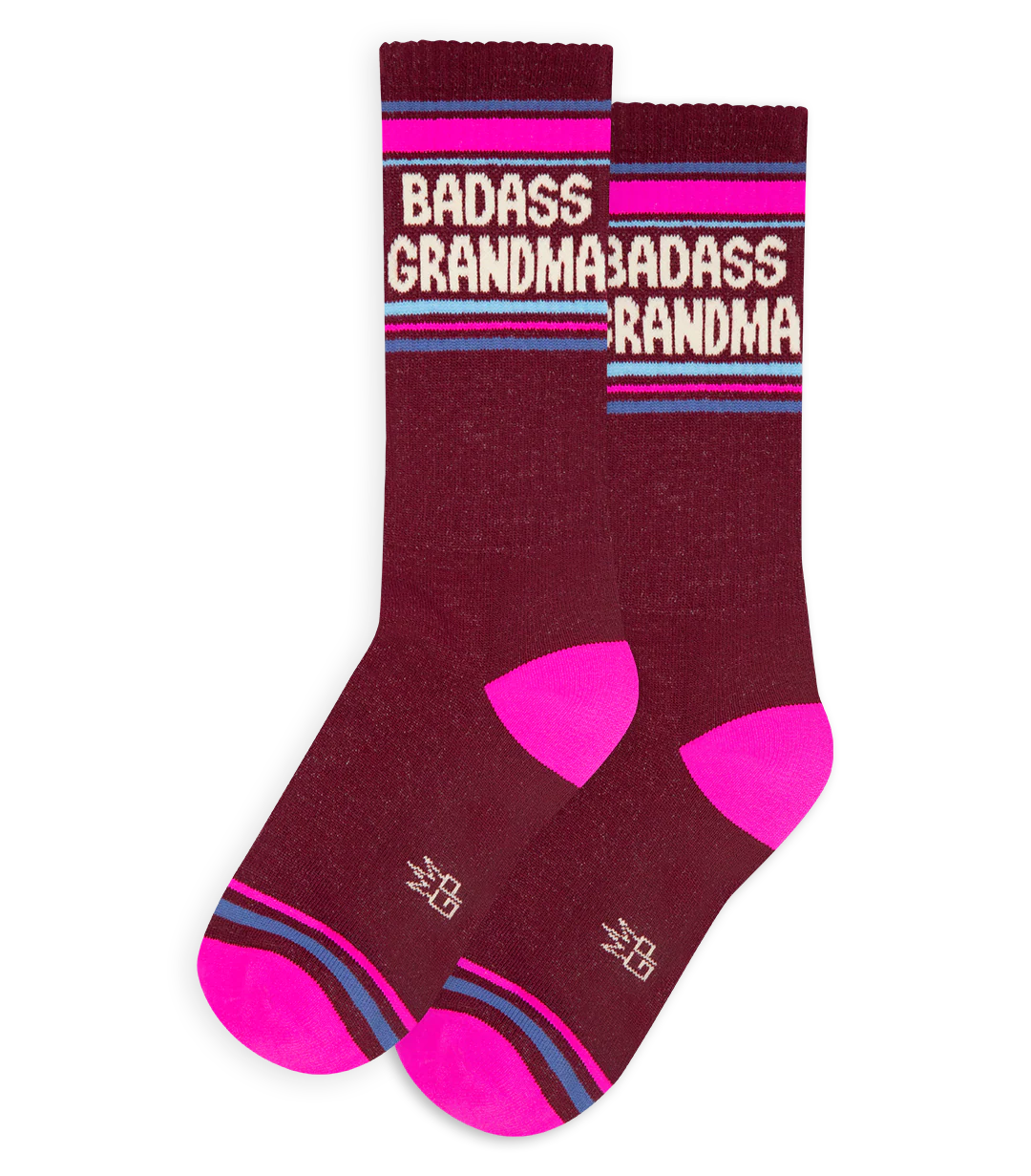 Badass Grandma Gym Socks