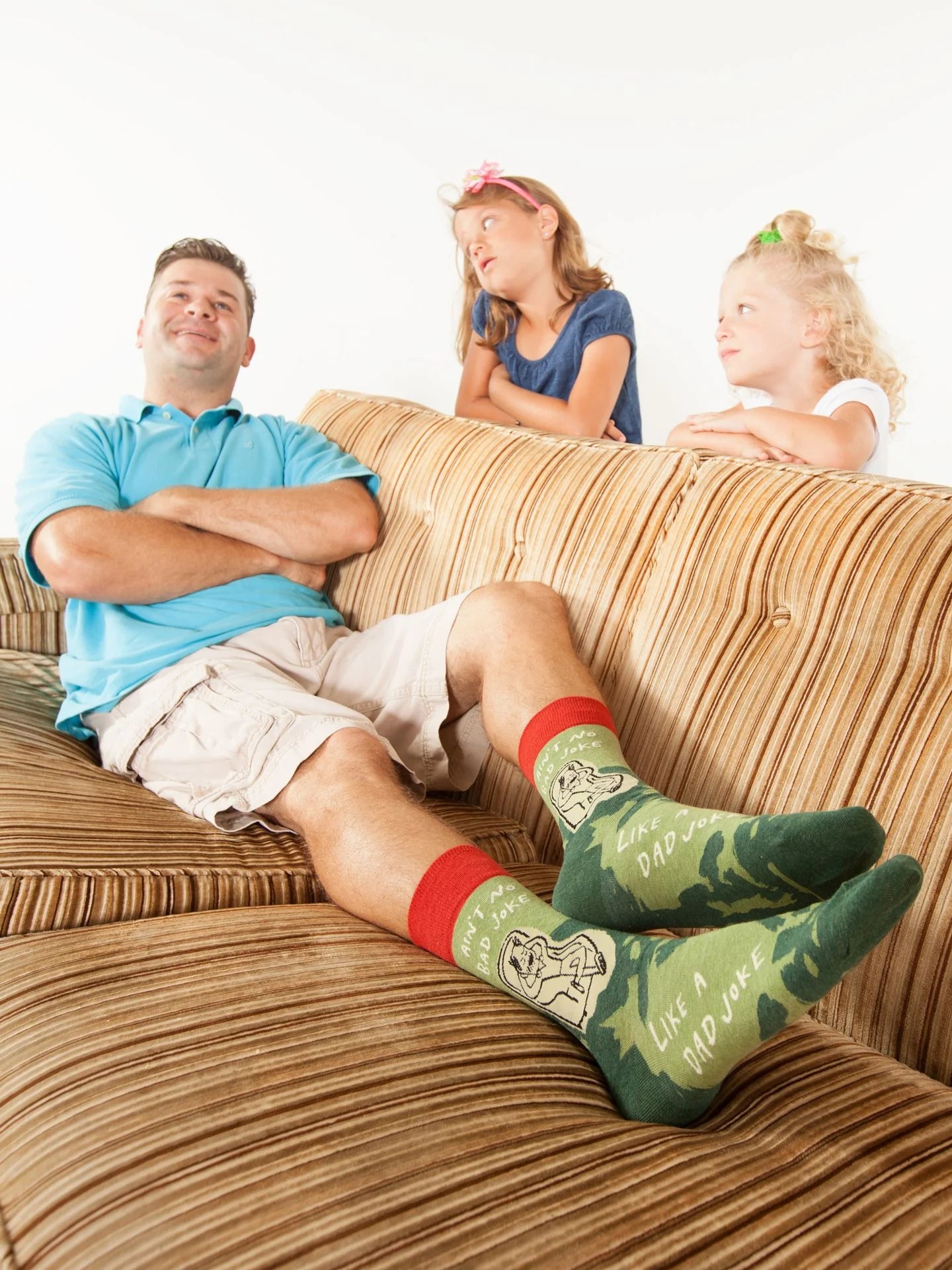 Ain't No Bad Joke Like A Dad Joke Crew Socks
