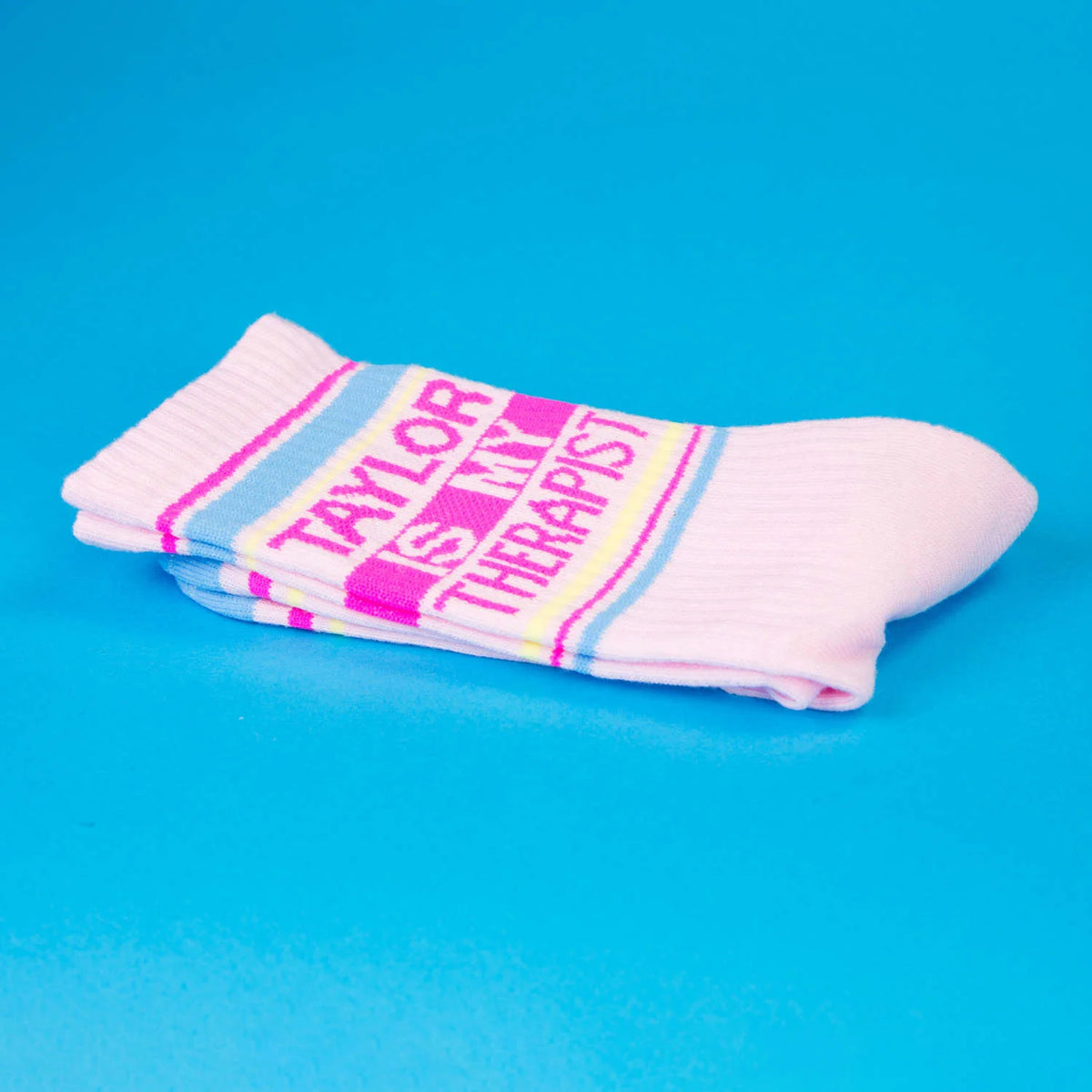 Taylor Is My Therapist Gym Socks